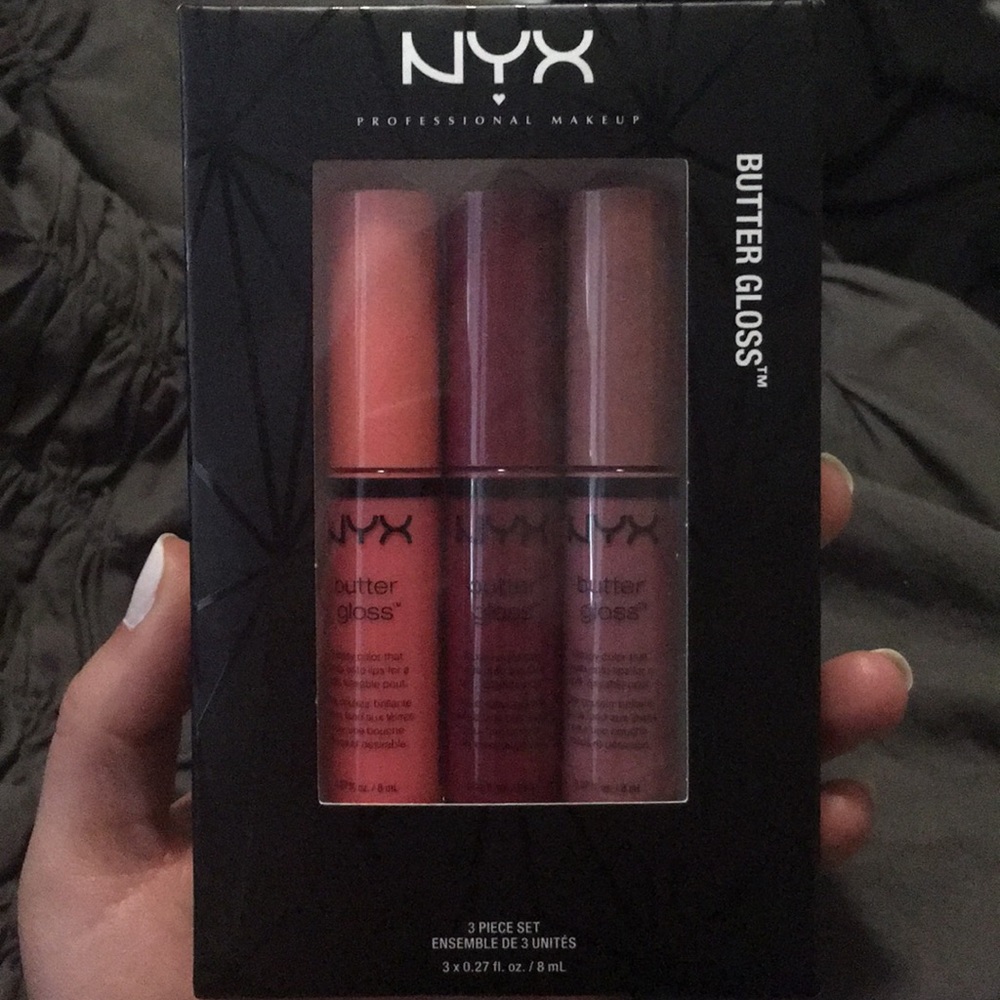NYX butter gloss 3 pack